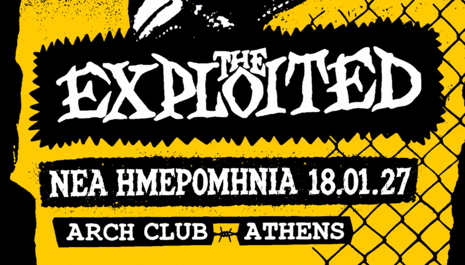 THE EXPLOITED (UK) LIVE IN ATHENS
